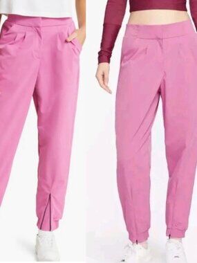 Nike Dri-Fit Women's Small Pink Tech Pack High Waisted Jogger Pants With Pockets
